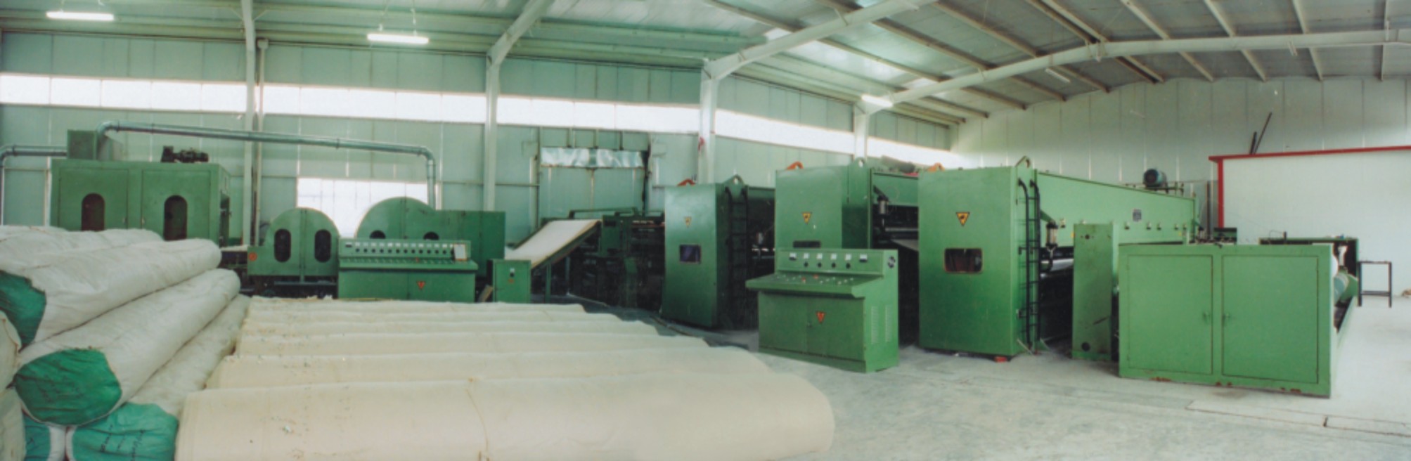 wide needle punching line