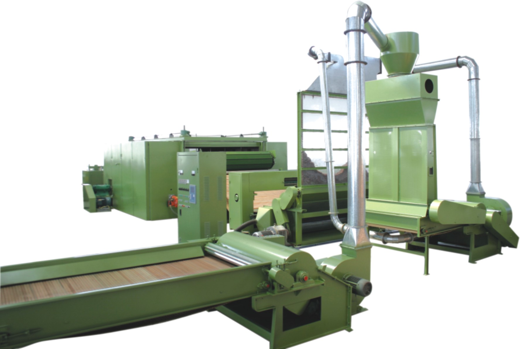 waste weaving mattress recycling line